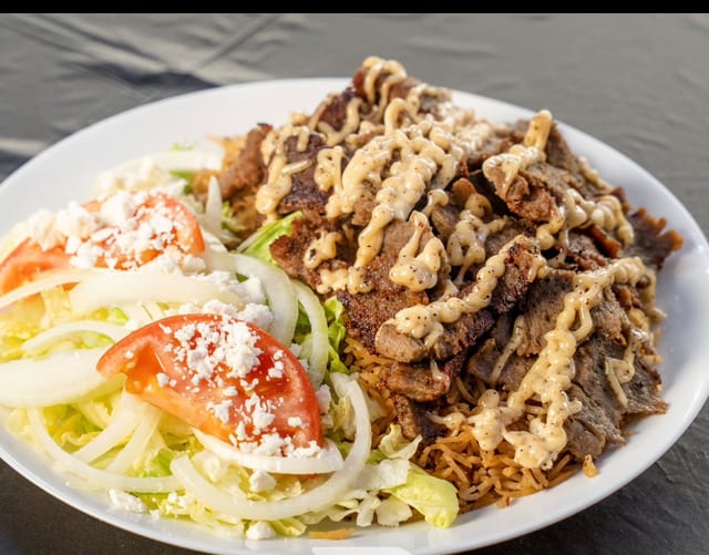 Lamb Over Rice.